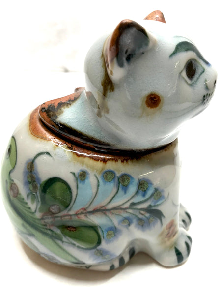 Cat Sugar Bowl with Cat's Head Lid  (KE.UV23)