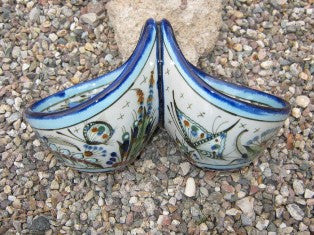 Ken Edwards Collection Double Dish Salsa Dish or Planter