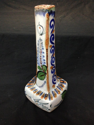 Ken Edwards Gallery handcrafted stoneware vase.13.5” tall.x 5.5l