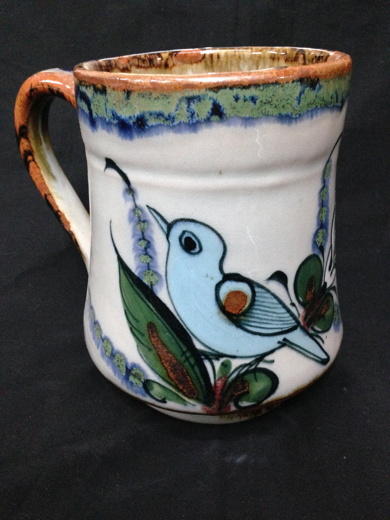 Ken Edwards Gallery handcrafted stoneware mug. 5.5” x 4”