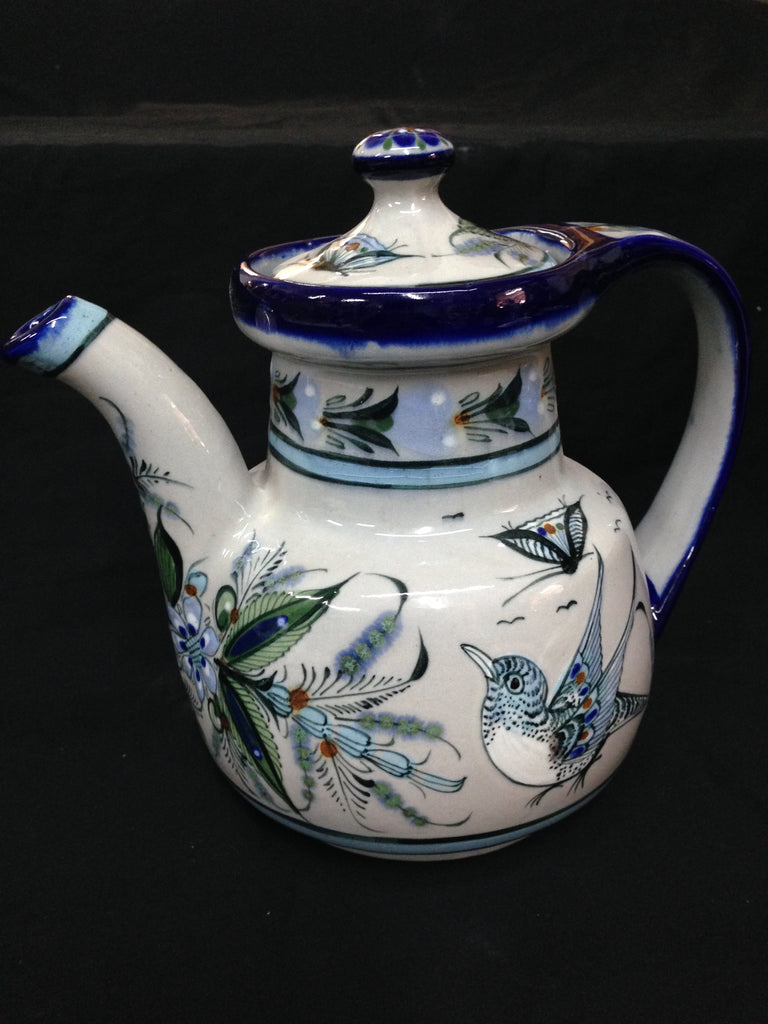 Ken Edwards Collection Gallery handcrafted stoneware tea pot. Approximately 8” x 7”.