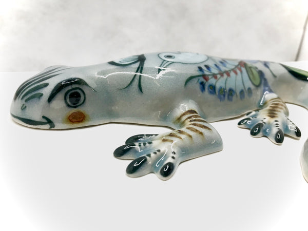 Ken Edwards pottery Hanging Salamander in stoneware from Mexico (KE.E42)
