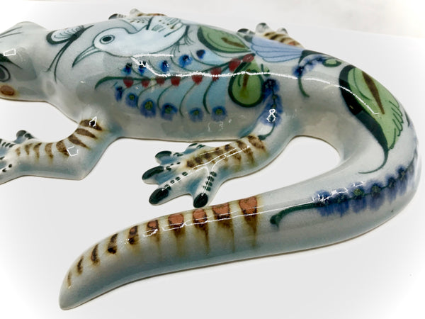 Ken Edwards pottery Hanging Salamander in stoneware from Mexico (KE.E42)