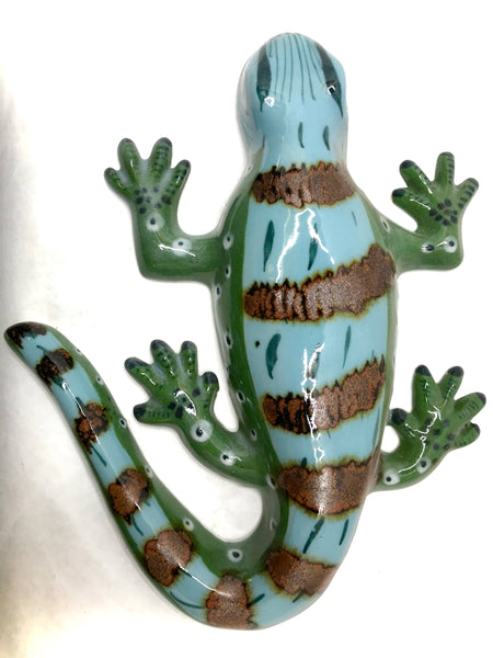 Ken Edwards pottery Hanging Salamander in stoneware from Mexico (KE.E42)