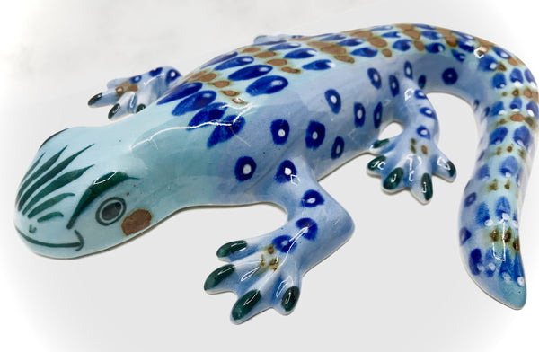 Ken Edwards pottery Hanging Salamander in stoneware from Mexico (KE.E42)