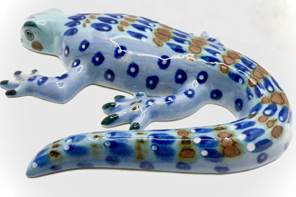 Ken Edwards pottery Hanging Salamander in stoneware from Mexico (KE.E42)