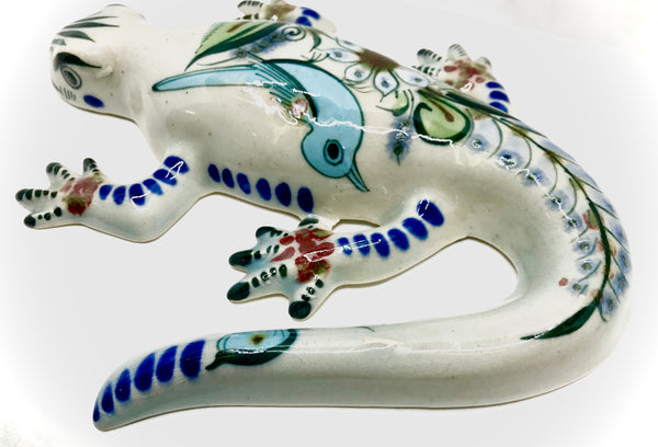 Ken Edwards pottery Hanging Salamander in stoneware from Mexico (KE.E42)
