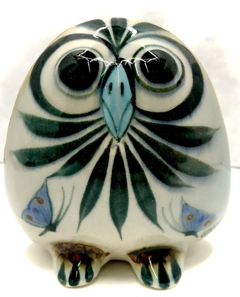 Ken Edwards Pottery Extra Small Round Face Owl Figurine (KE.E63)