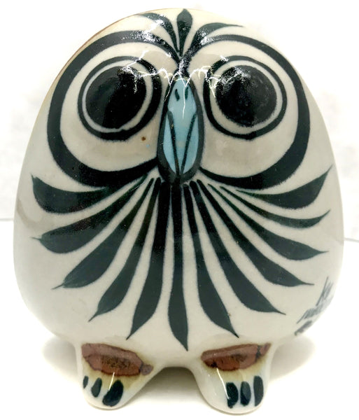 Ken Edwards Pottery Extra Small Round Face Owl Figurine (KE.E63)