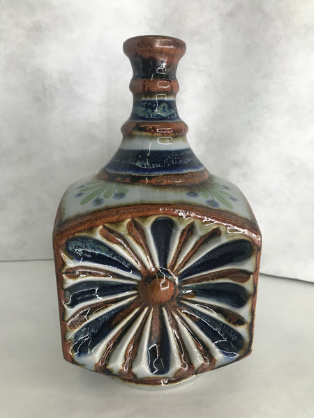 Ken Edwards Pottery Vase, Baroque in lead free stoneware pottery (KE.F9)