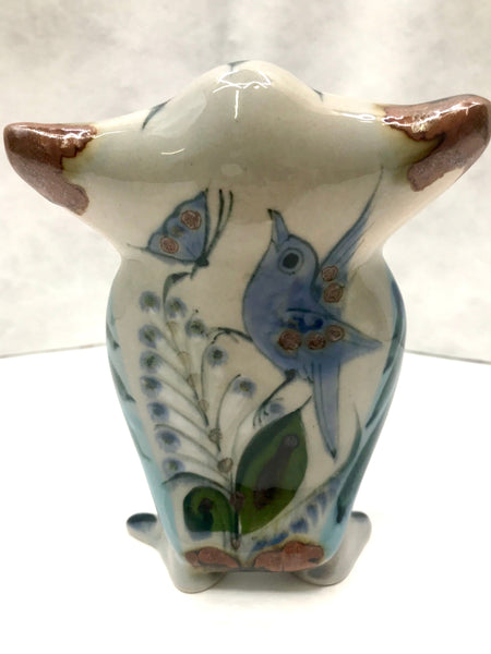 Ken Edwards Pottery Standing Owl Figurine (KE.E11)