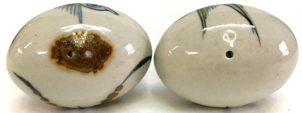 Ken Edwards Pottery Ball Salt and Pepper Shakers (KE.V30)