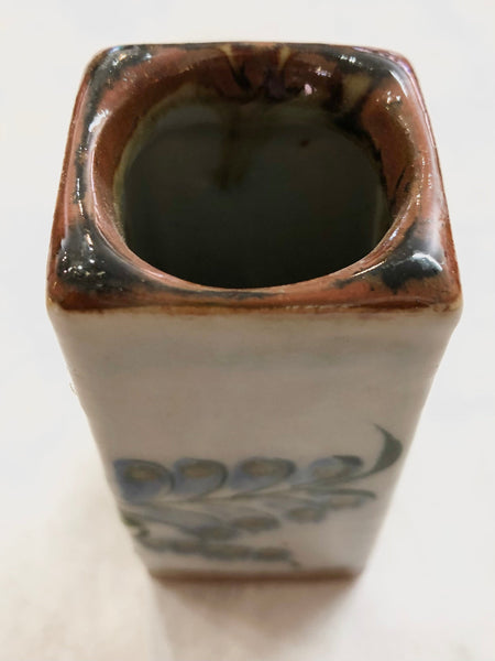 Ken Edwards Pottery Mini Square Vase in stoneware Pottery (KE.F40)