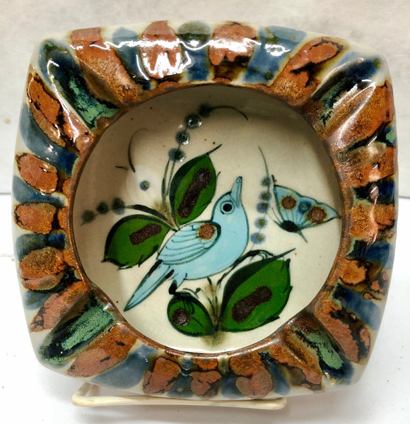 Ken Edwards Pottery Square Well Ash Tray (KE.H30)