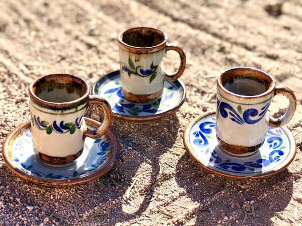 Ken Edwards Pottery Espressso Mug With Saucer (KE.ST9S)