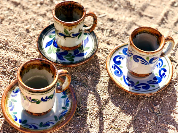 Ken Edwards Pottery Espressso Mug With Saucer (KE.ST9S)